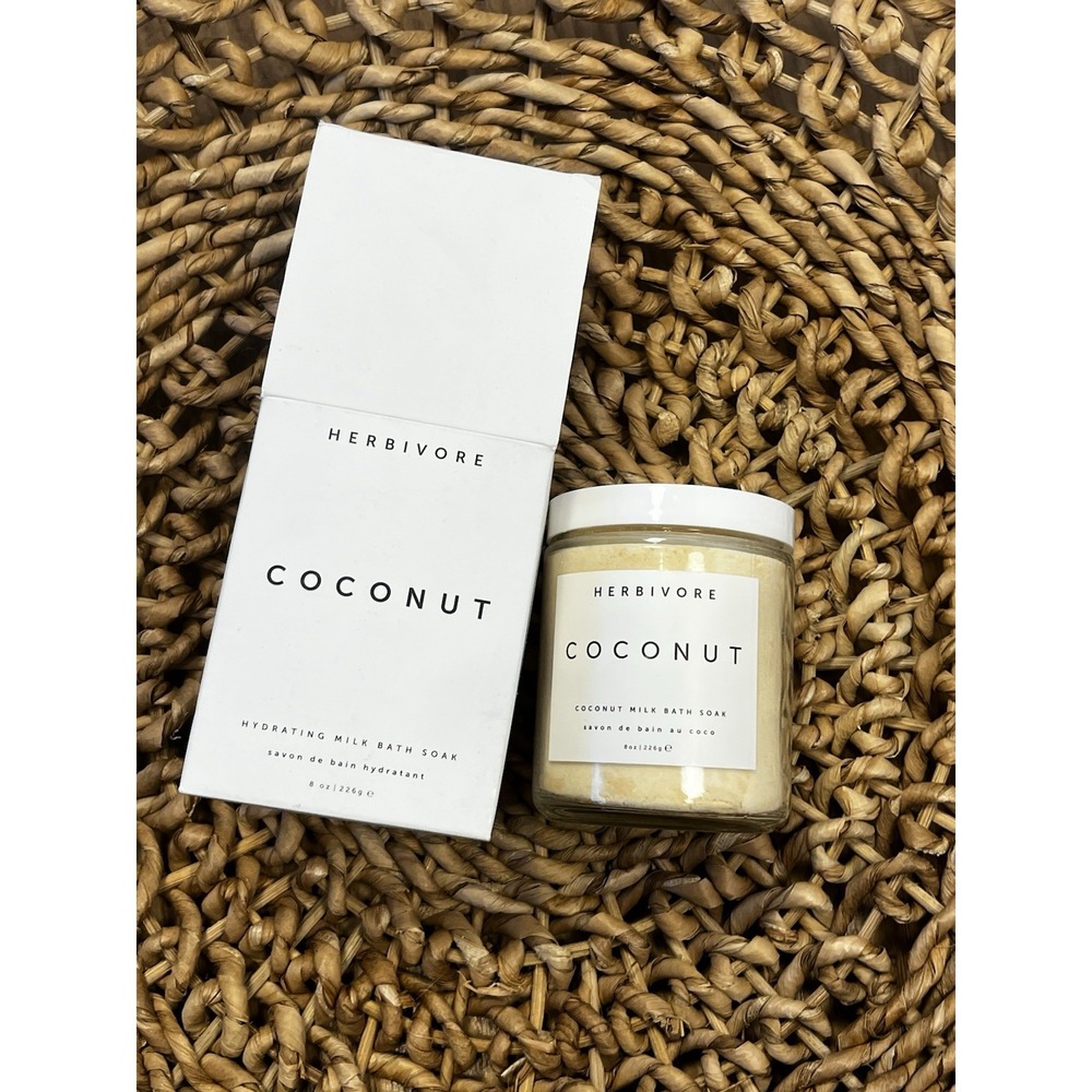 Herbivore Botanicals Coconut MILK Bath Soak Moisturizing Hydrating‎